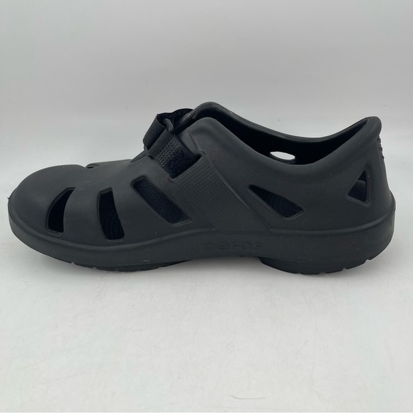 👞Oofos Unisex Adult OOCandoo Black Athletic Recovery Sandal - Men/7| Women/9 - Picture 11 of 16